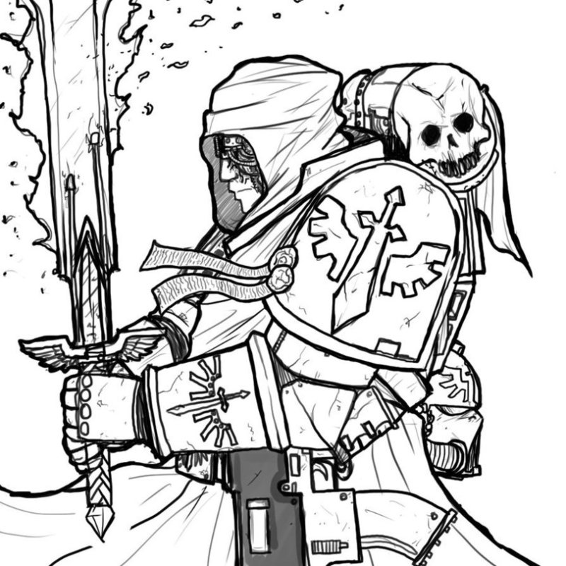 Warhammer 40000 рисунки