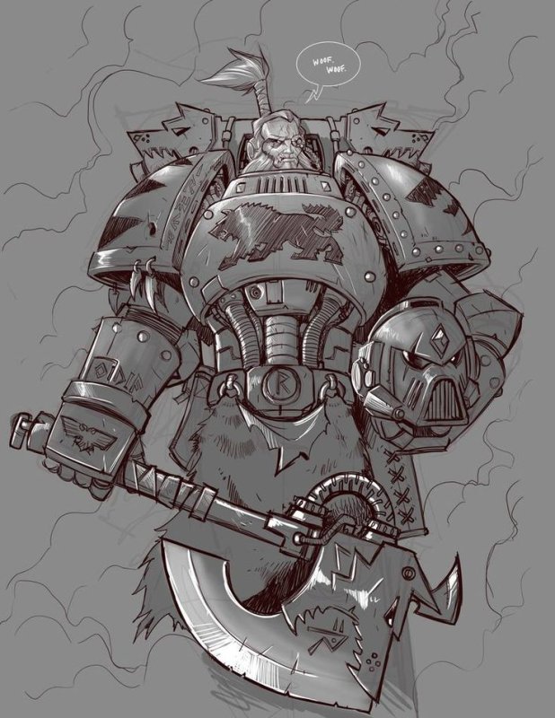 Warhammer 40000 Space Wolf