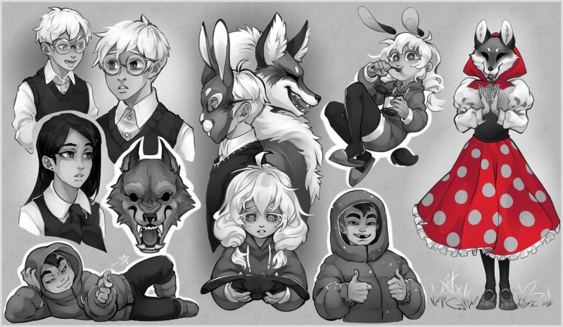 Tiny Bunny новелла персонажи Оля