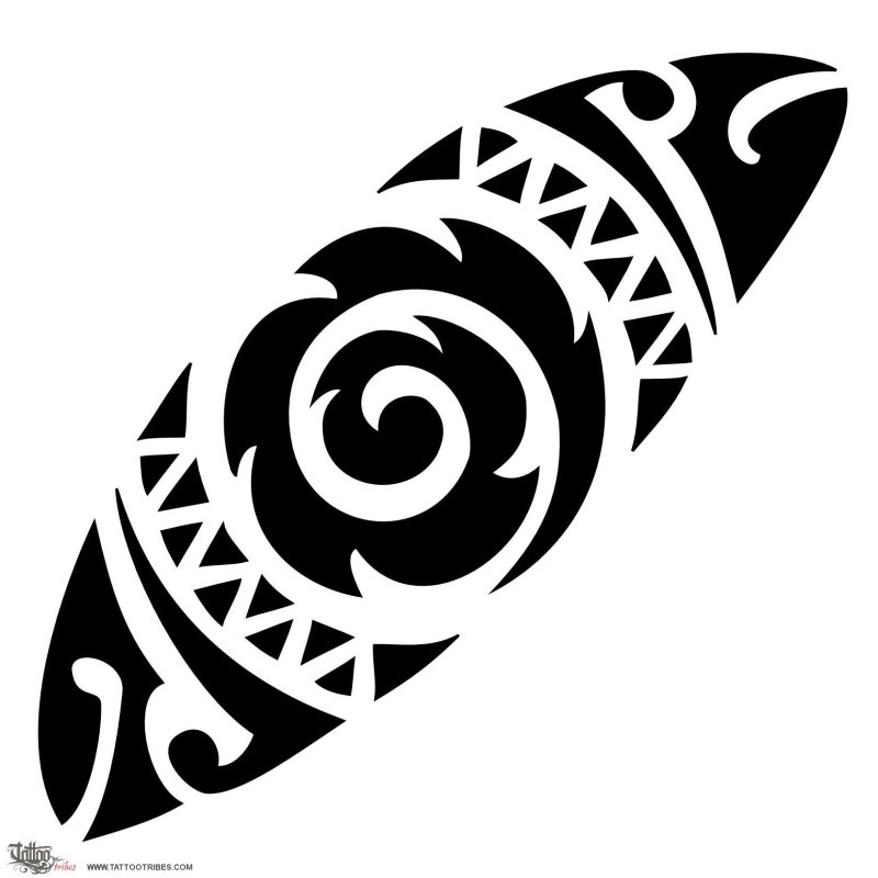 Koru спираль Полинезия Маори