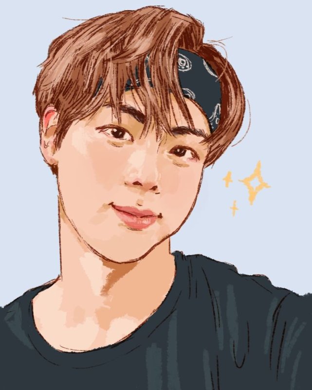 BTS Джин арт