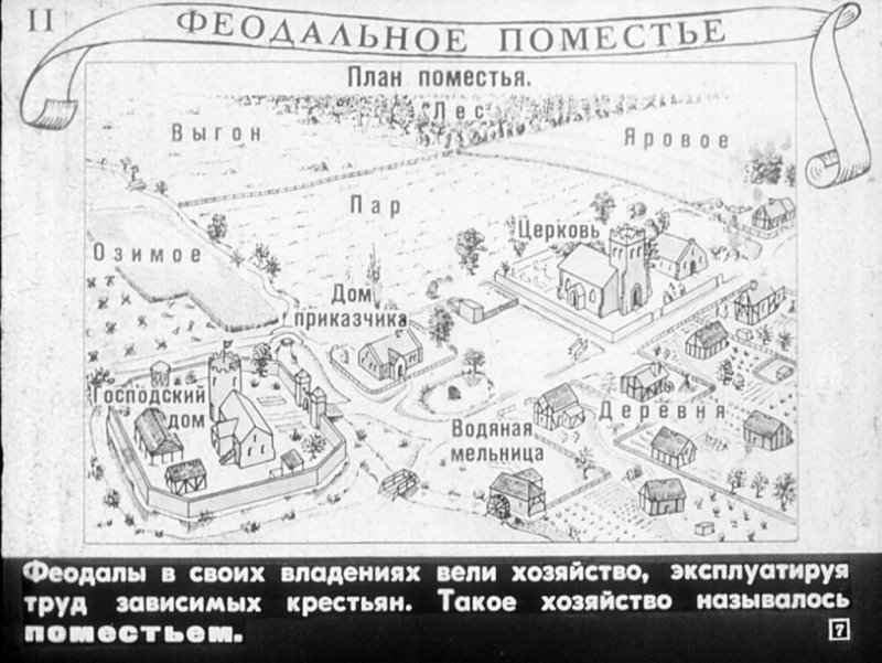 План поместья феодала