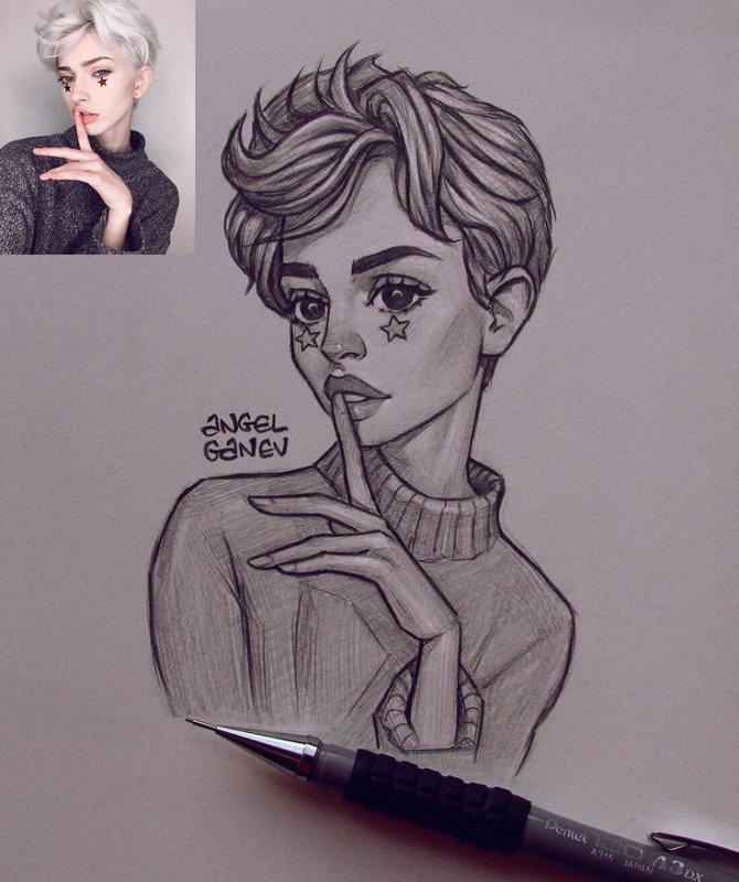 Angel Ganev рисунки
