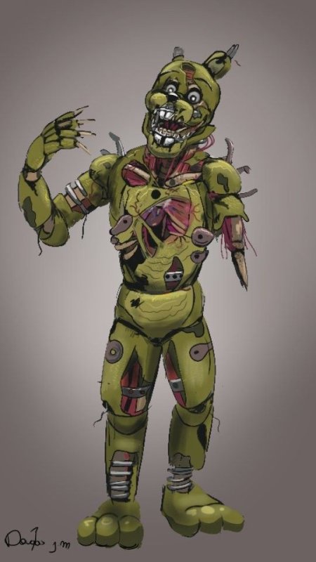 СПРИНГТРАП ФНАФ 6 арт