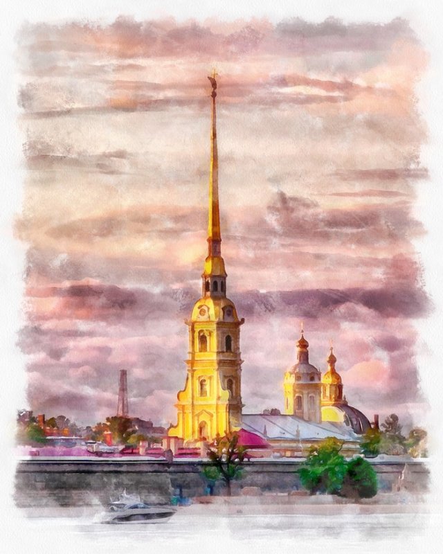Петропавловский собор в Санкт-Петербурге живопись