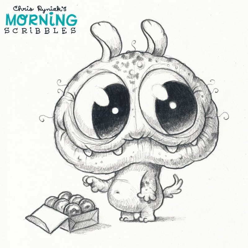 Morning Scribbles монстрики