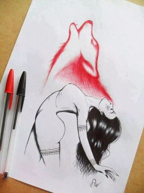 Необычные рисунки карандашом