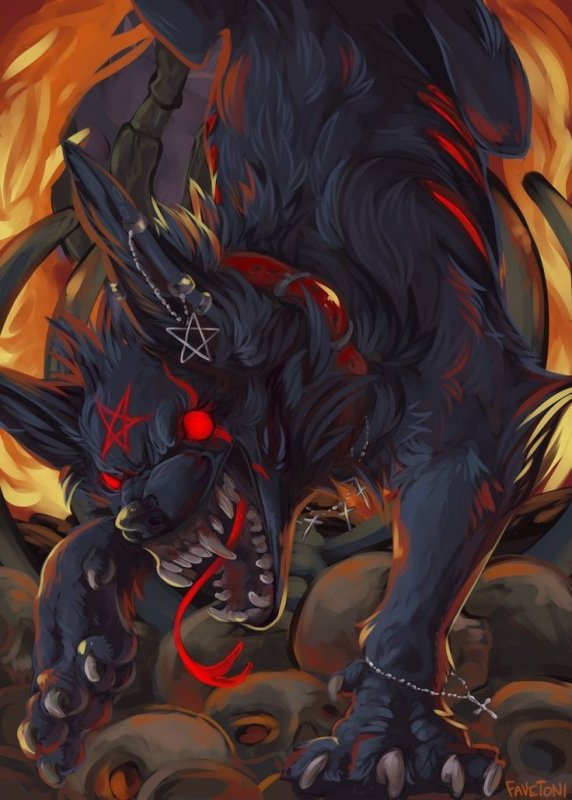 Адская гончая Hellhound anime