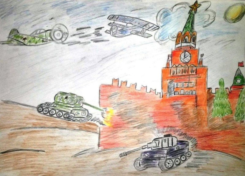 Битва за Москву рисунки