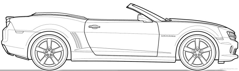Chevrolet Camaro 2010 Blueprint