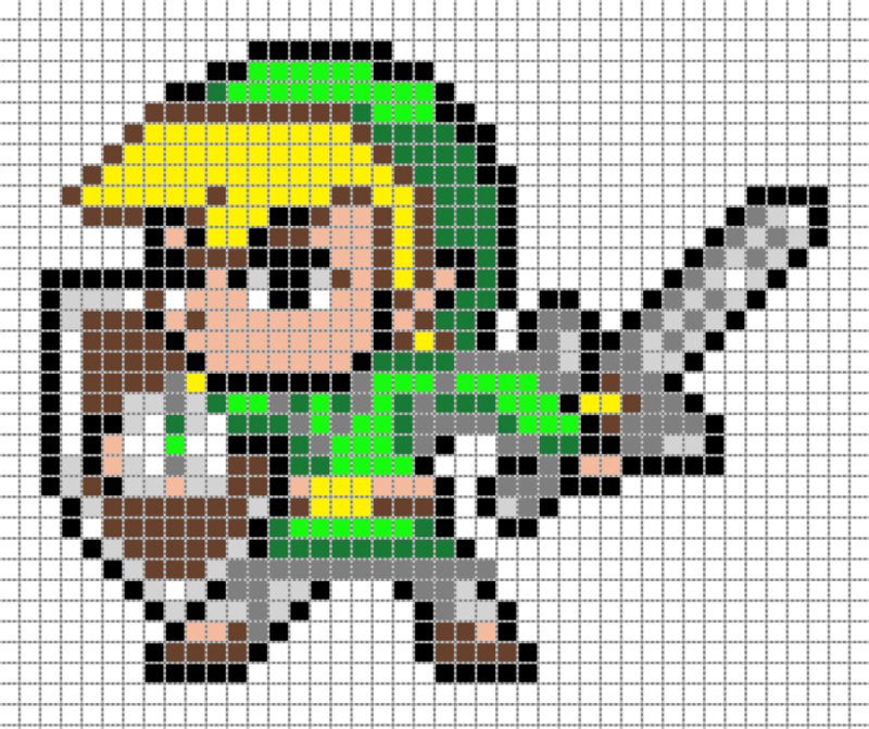 The Legend of Zelda пиксель арт