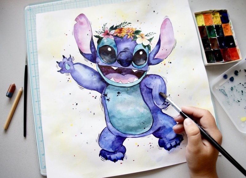 рисунки стич