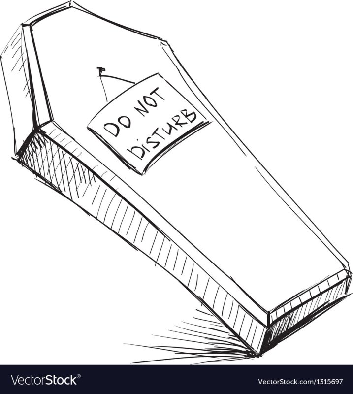 рисунок гроб