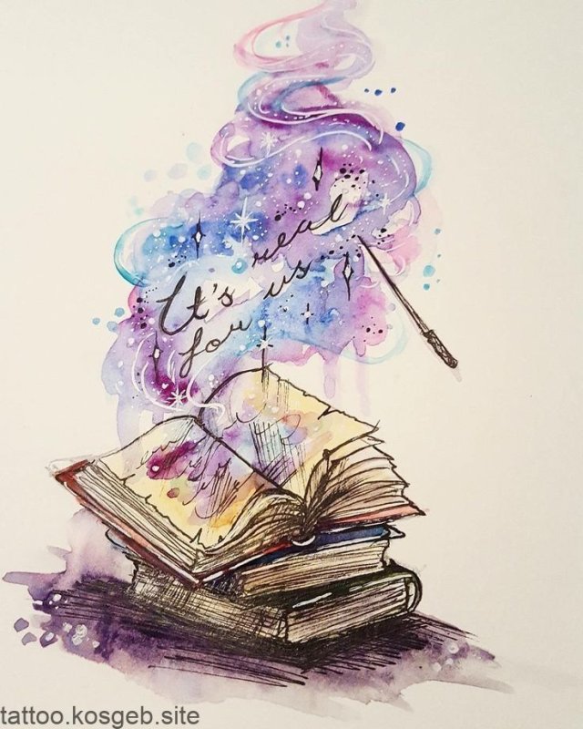 Иллюстрации акварелью книжные
