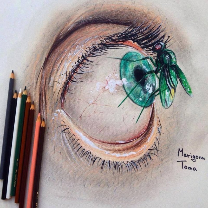 Необычные рисунки карандашом