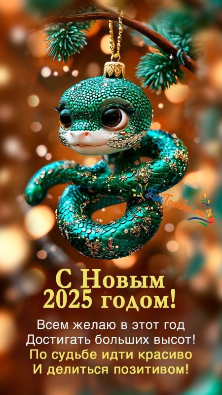 поздравление с новым годом змеи