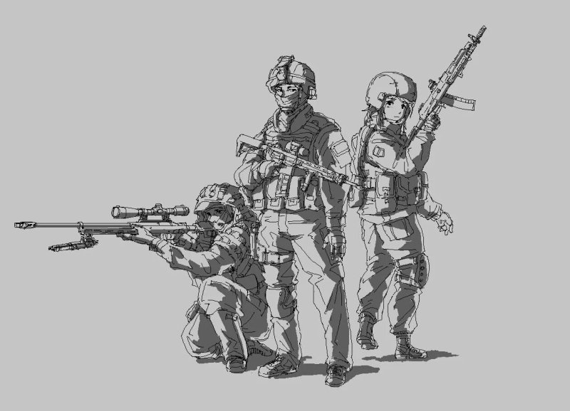 Military эскизы