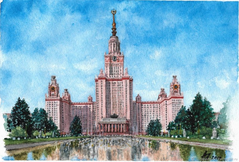 Высотка МГУ Архитектор