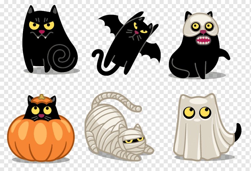 Котики мультяшные