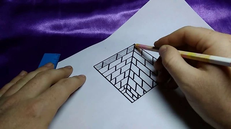 3д рисунки карандашом