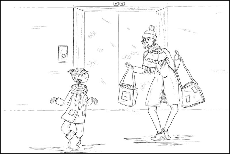 Рисунок на тему вежливость