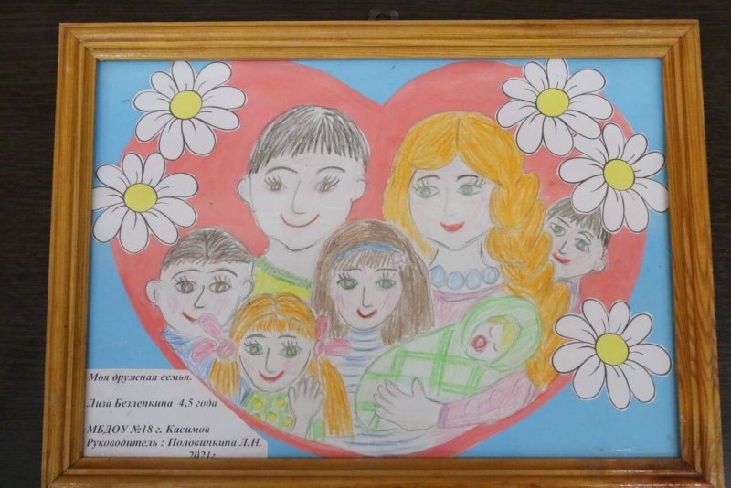 Рисование на тему моя семья