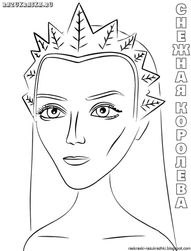 Снежная Королева рисунок