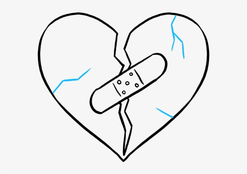 Сердечко рисунок карандашом для срисовки
