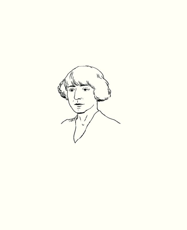 Марина Цветаева рисунок