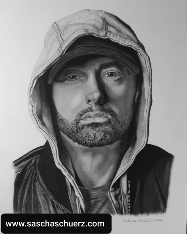 Эминем рисунок карандашом