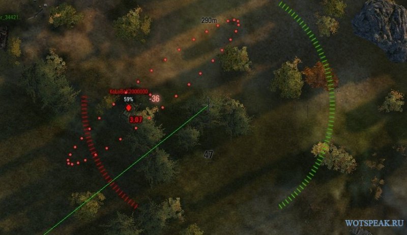 Прицел для арты World of Tanks