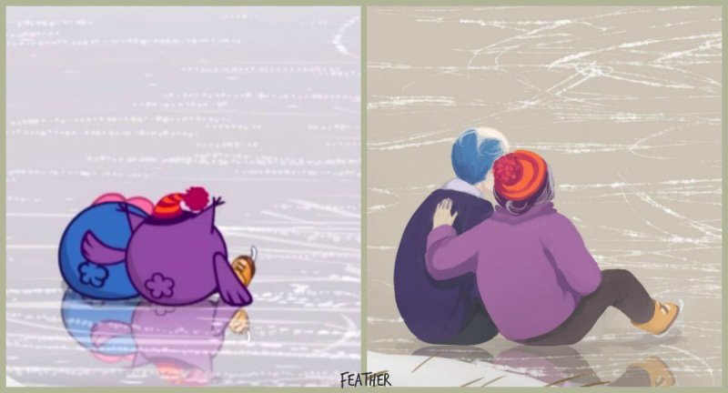 Крош и Ёжик шип