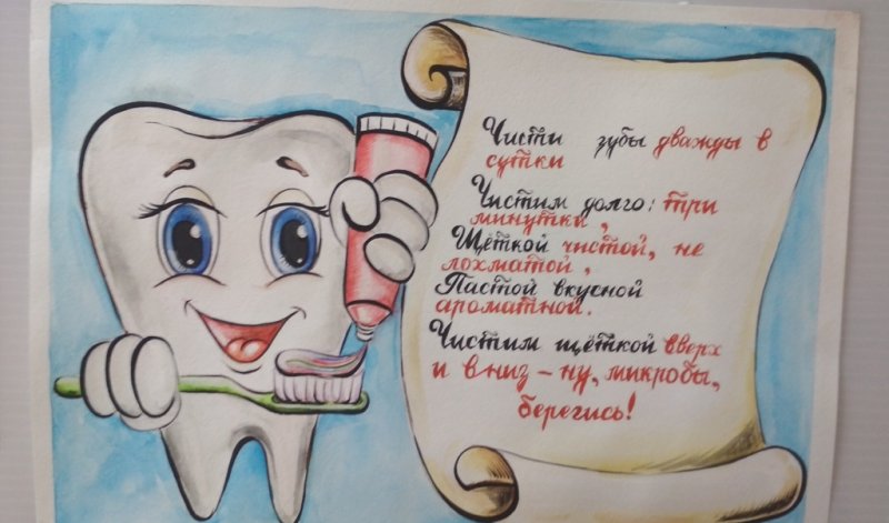 Конкурс рисунков Здоровые зубы