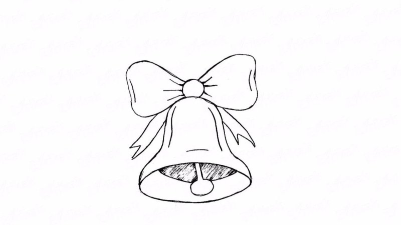 Колокольчик рисунок