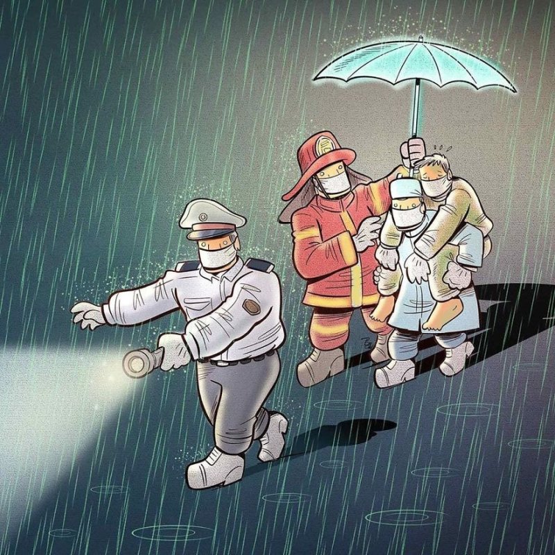 Карикатура грустно