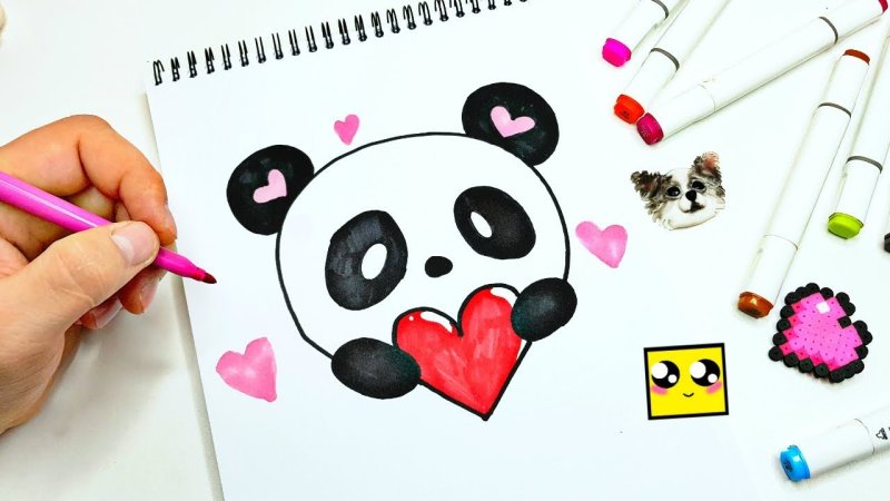 идеи для рисунков лёгкие и красивые и милые