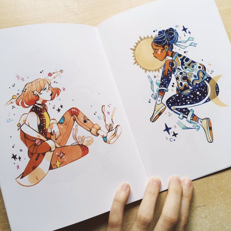Идеи для рисунков в скетчбуке