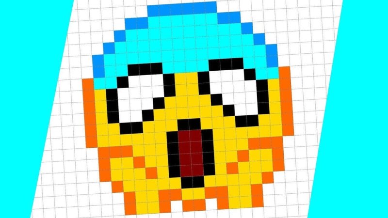 Рисунки по клеточкам легкие