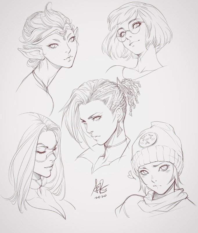 Artgerm Sketch