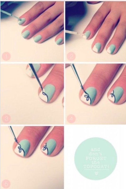 дизайн ногтей простой и красивый для новичков