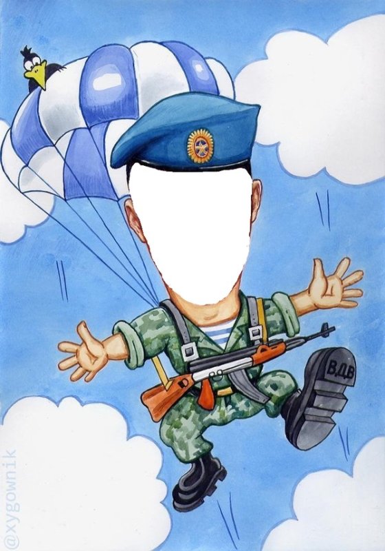 Десантник рисунок