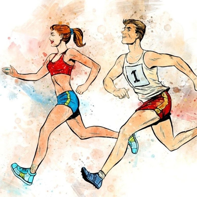 Спортивные иллюстрации