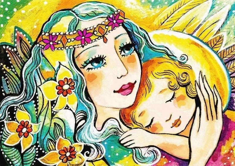 Рисунок на тему милая мама