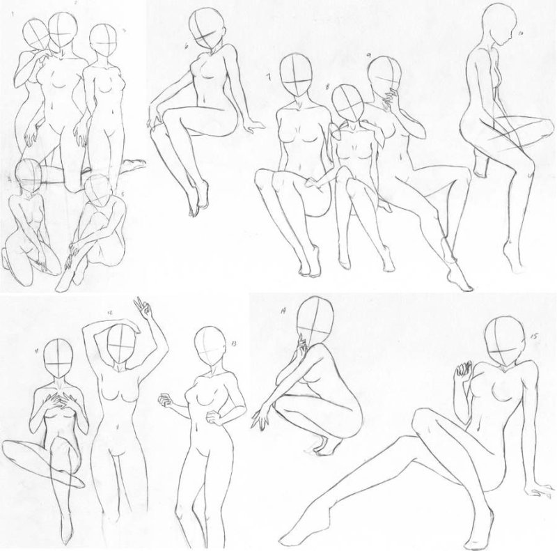 Позы для рисования