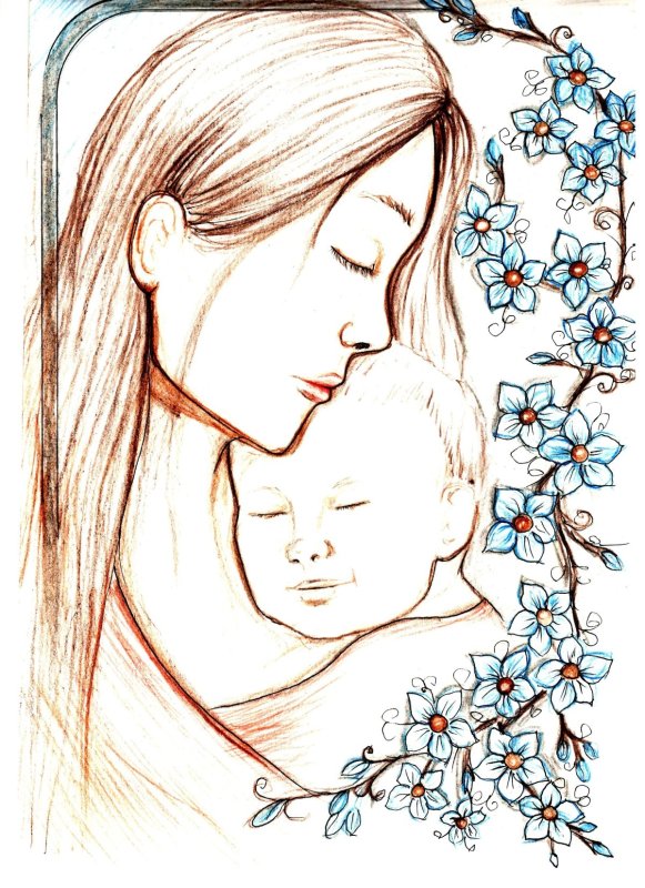 Рисунок мамы
