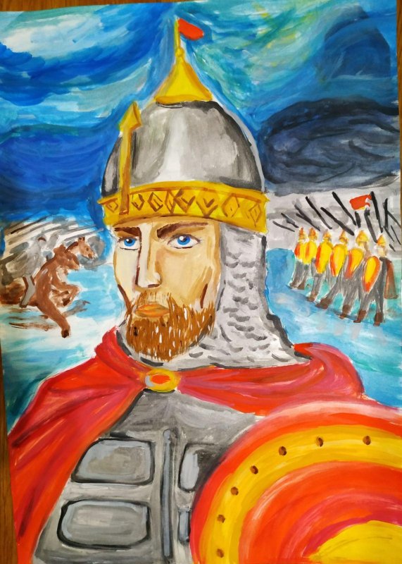 Александр Невский портрет