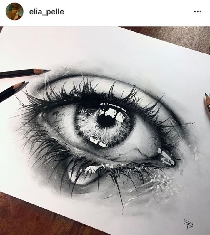 Глаза рисунок