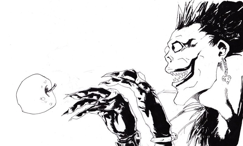 Аниме тетрадь смерти рюк