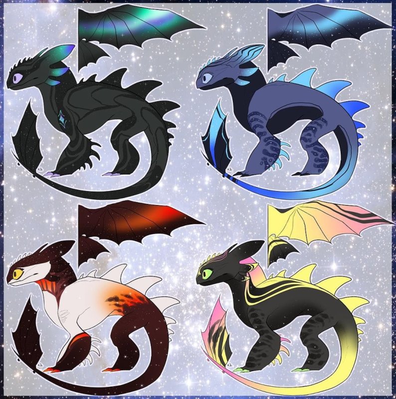 Фурия дракон окрасы