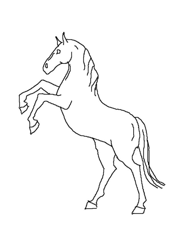 Нарисовать коня